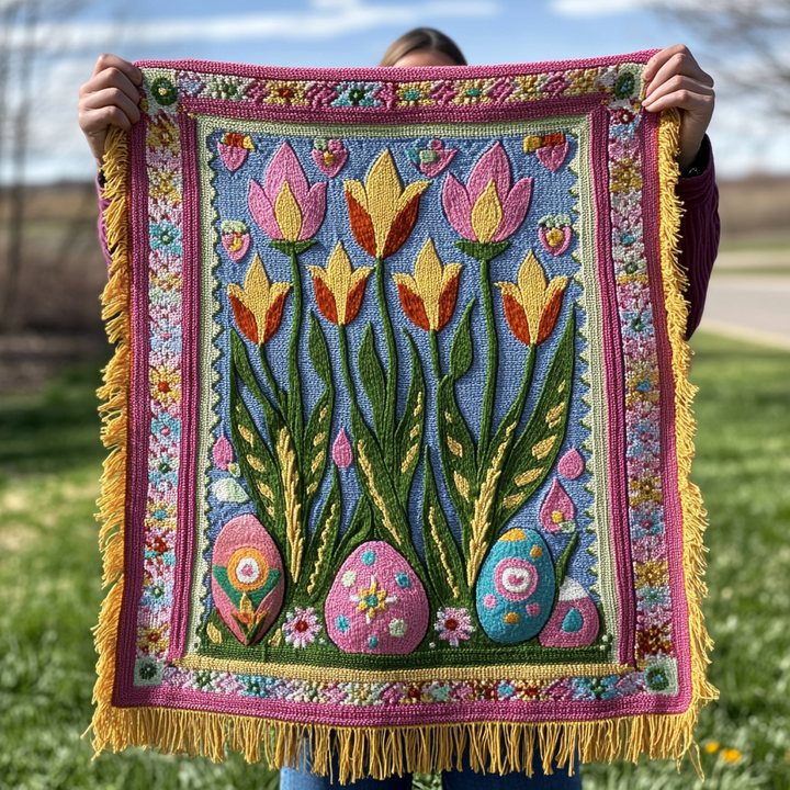 Resurrection Bloom Woven Sofa Blanket