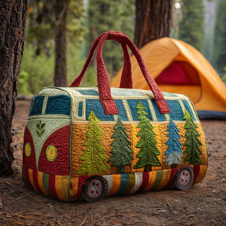 Retro Van Quilted Duffle Bag