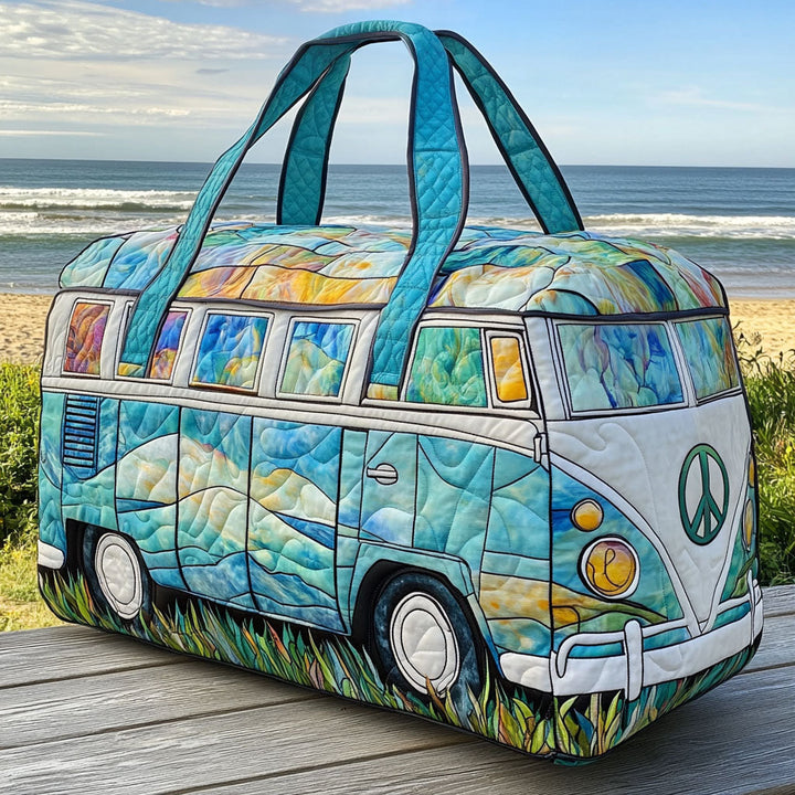 Roadside Rhythm Quilted Duffle Bag