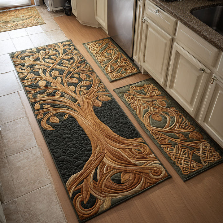 Rooted Glow Kitchen Area Rug