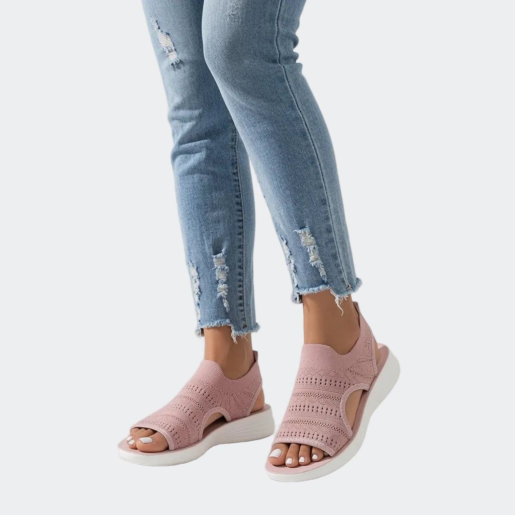 Souplesse™ - Platform sandals, open toe and comfort
