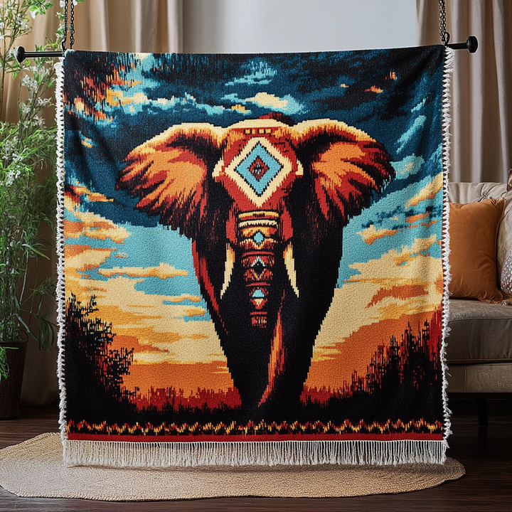 Royal Stomp Woven Sofa Blanket