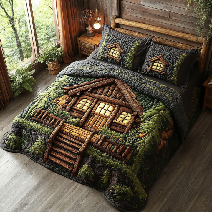 Rustic Ridge 3-Piece Quilted Bedding Set