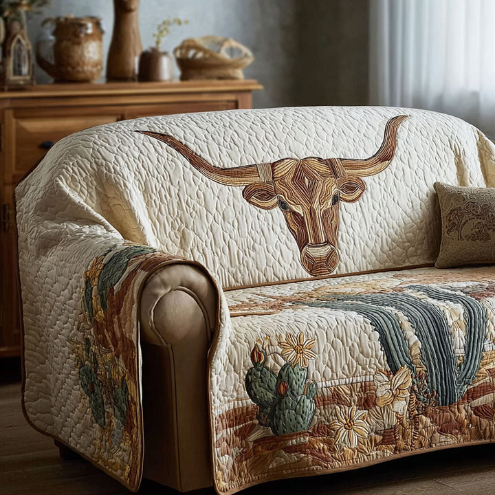 Rustic Soul Quilted Sofa Cover