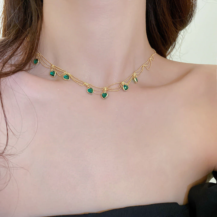 Heart-shaped necklace