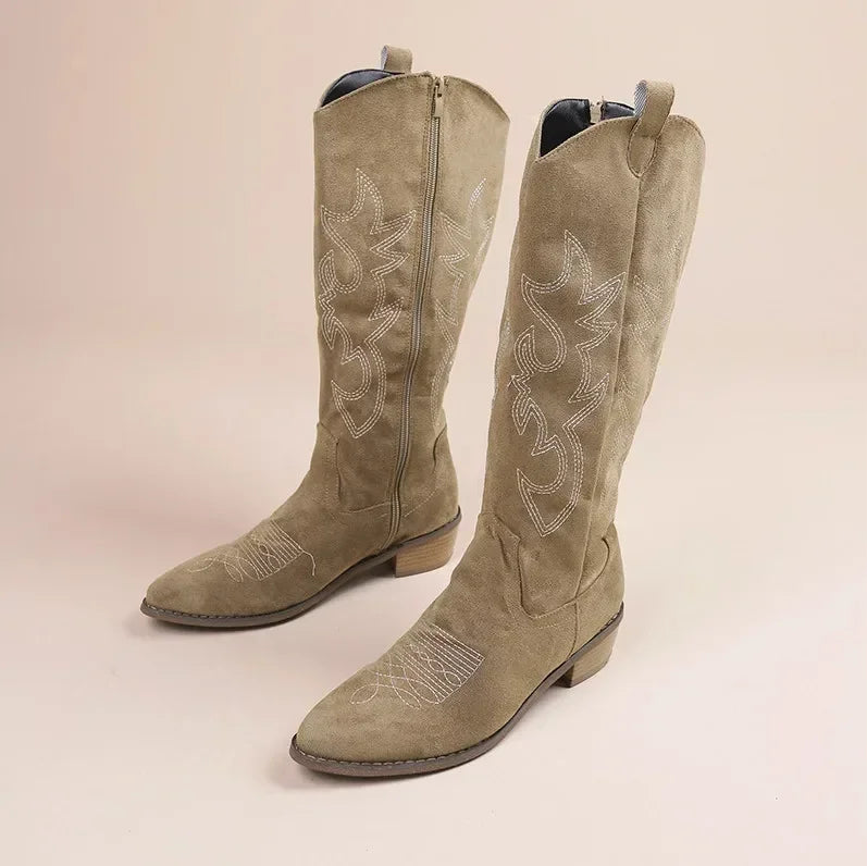 Patterned Cowboy Boots