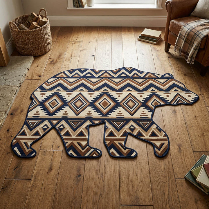 Sacred Bear Custom Shape Area Rug