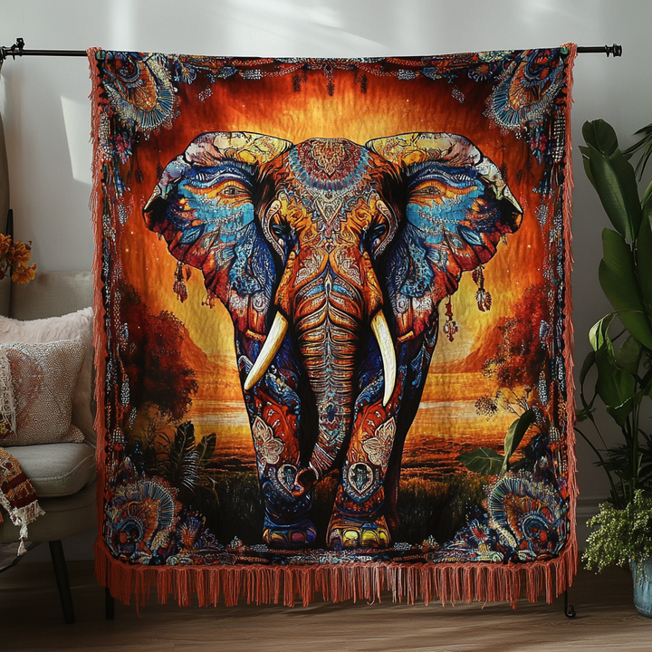 Sacred Trunk Woven Sofa Blanket
