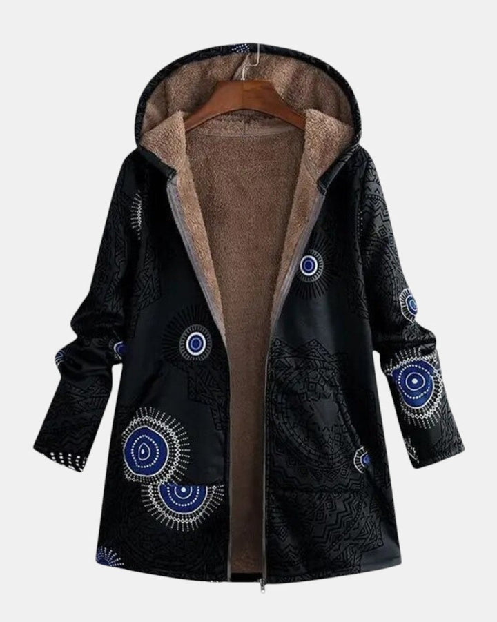 Sage - Tribal Pattern Sherpa Jacket