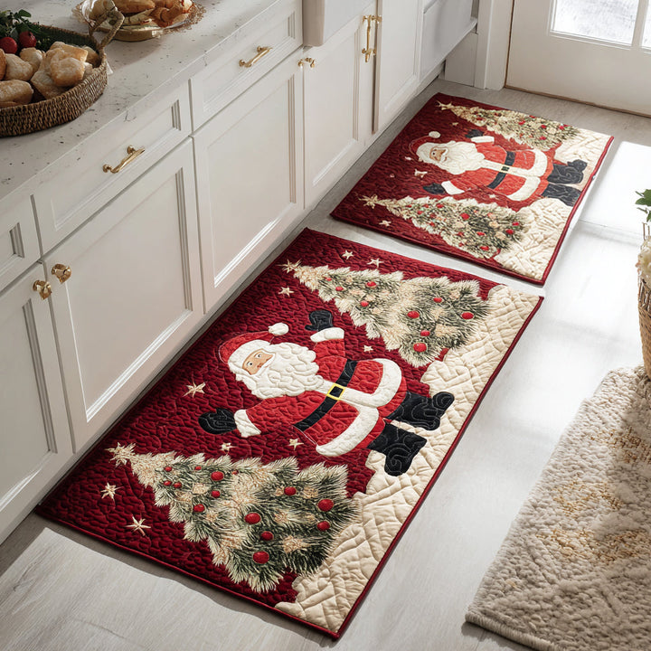 Santa Parade Kitchen Area Rug