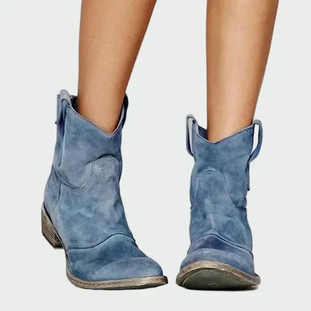 Sára - Retro cowboy style ankle boots
