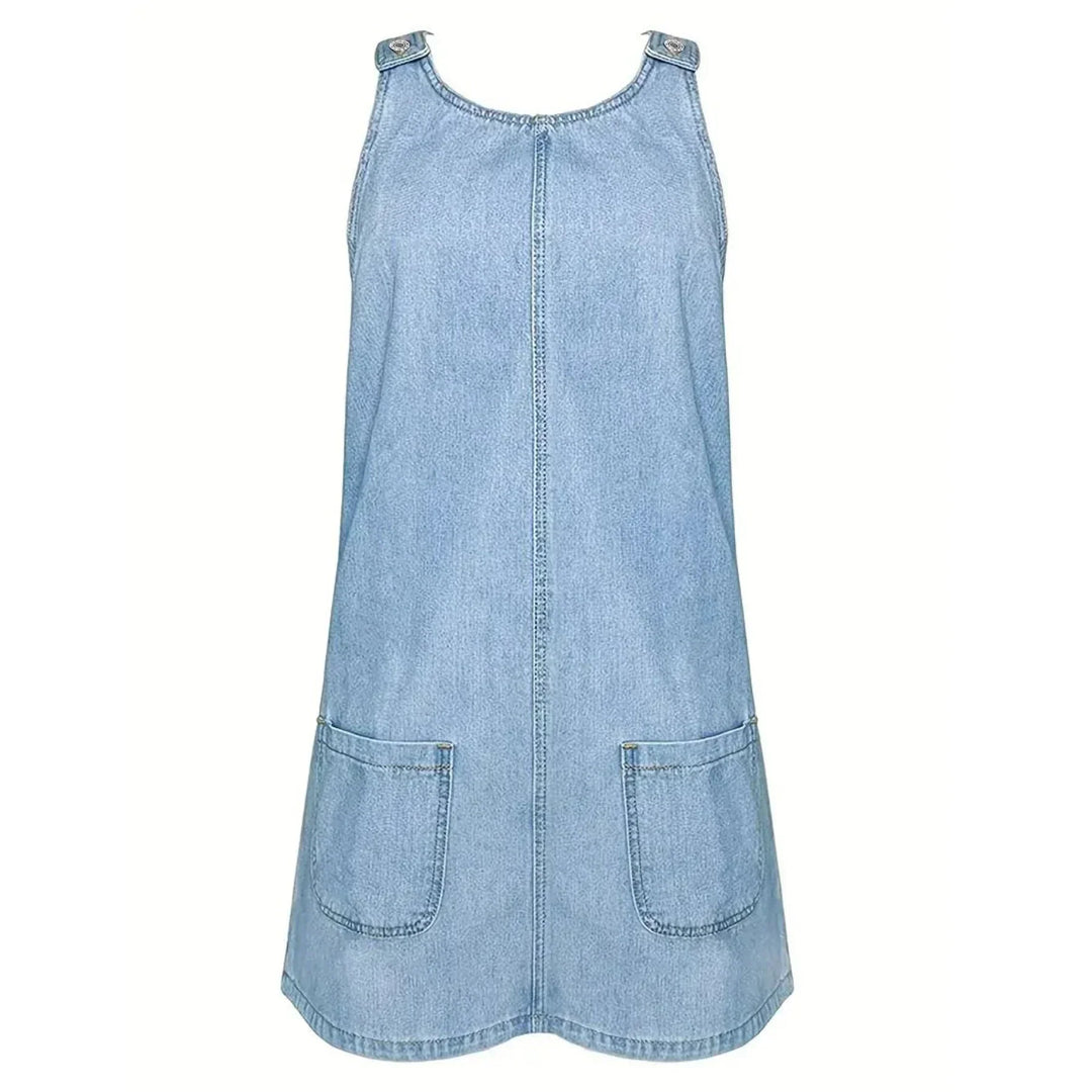 Walentyna - Loose Denim Dress