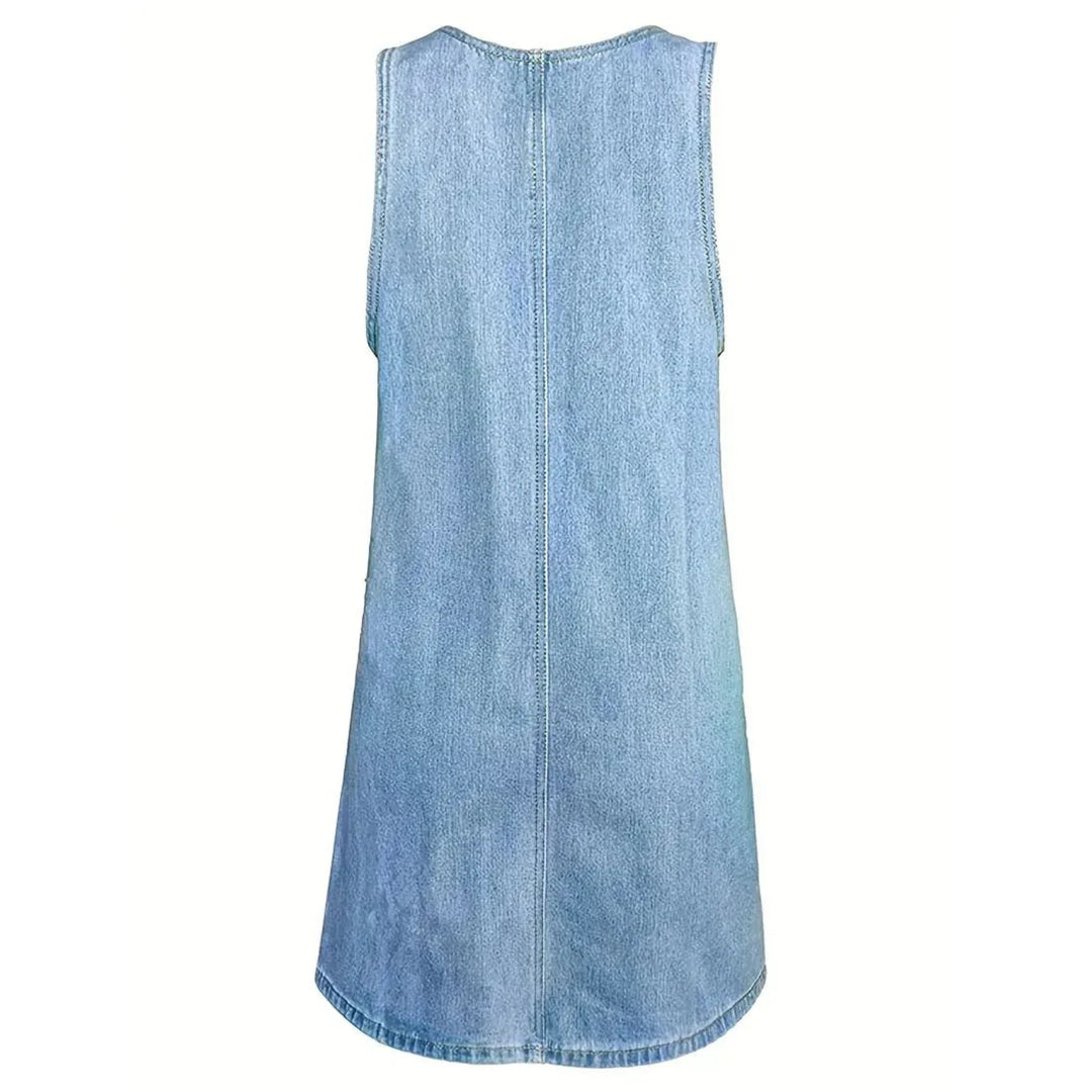 Walentyna - Loose Denim Dress