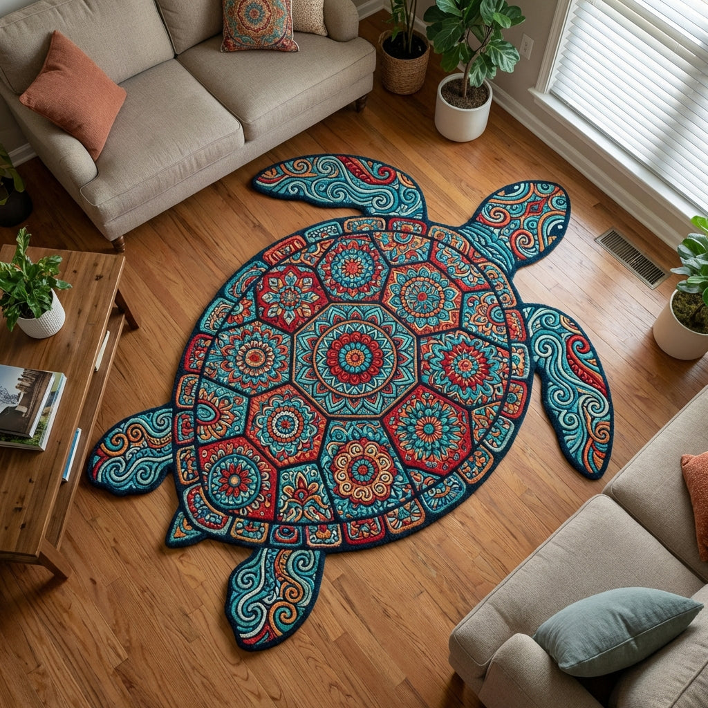 Sea Spirit Custom Shape Area Rug