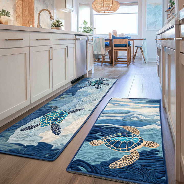 Sea of Calm Kitchen Area Rug