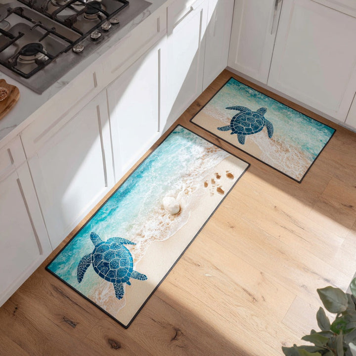Seaside Harmony Kitchen Area Rug