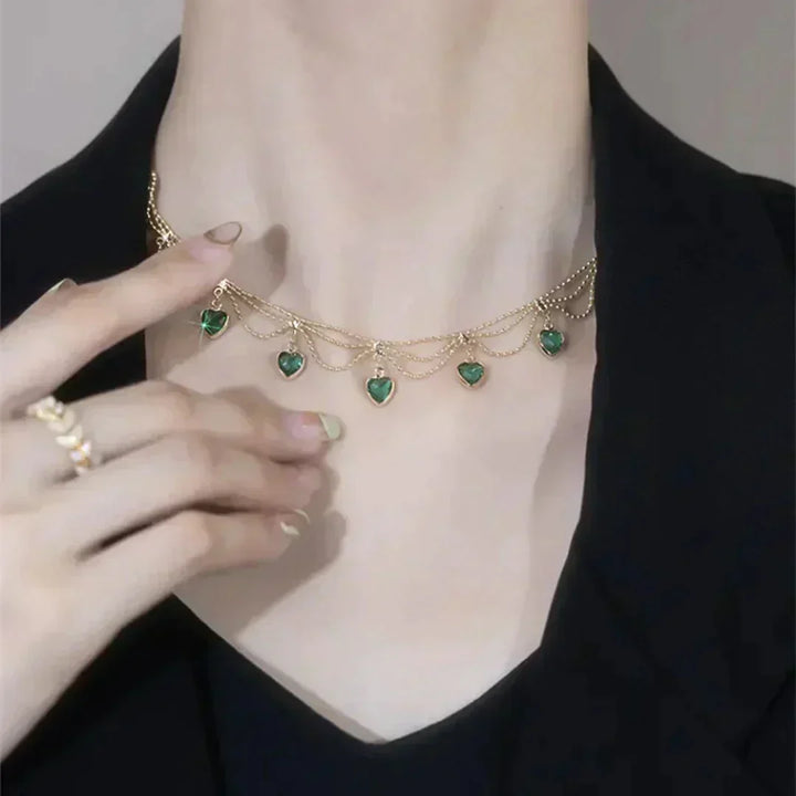 Heart-shaped necklace