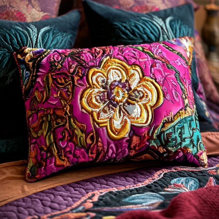 Serene Horizon Quilted Bedding Pillow Case