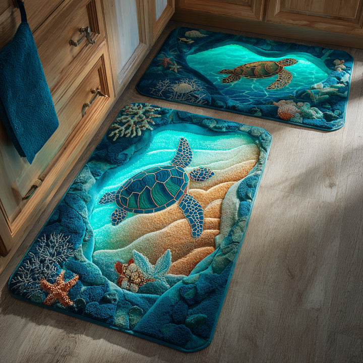Serene Tide Kitchen Area Rug