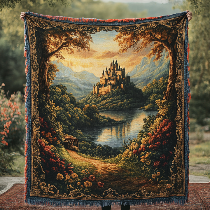 Serenity Falls Woven Sofa Blanket