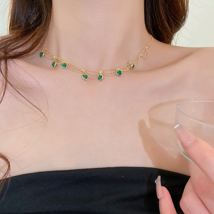 Heart-shaped necklace