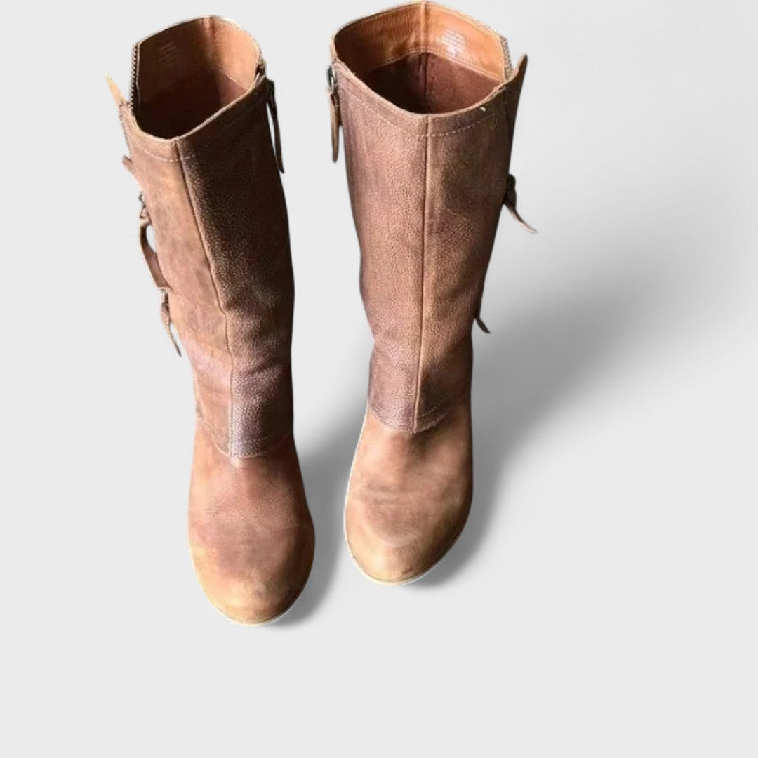 Alma - Vintage mid-calf ankle boots