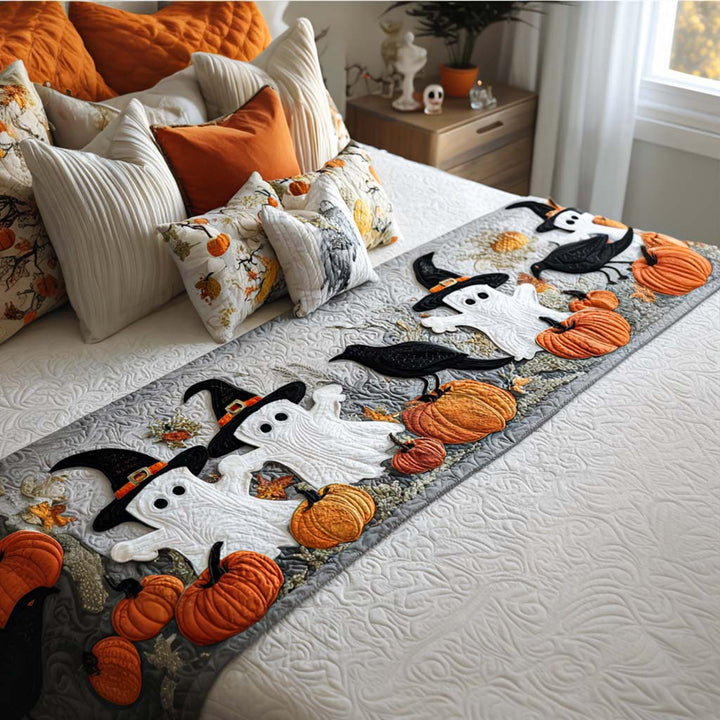 Shadow Glow Quilted Bed Runner