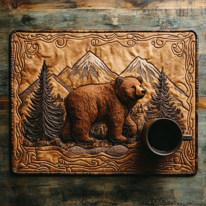 Shadowed Trail Quilted Place Mat