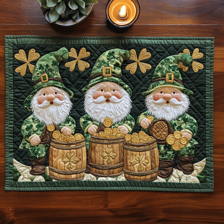 Shamrock Pride Quilted Place Mat