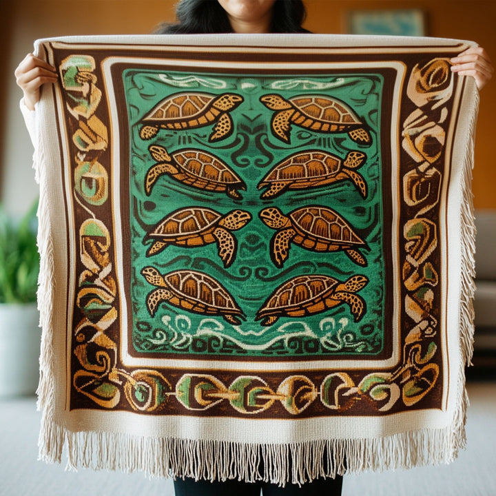 Shelled Wonder Woven Sofa Blanket