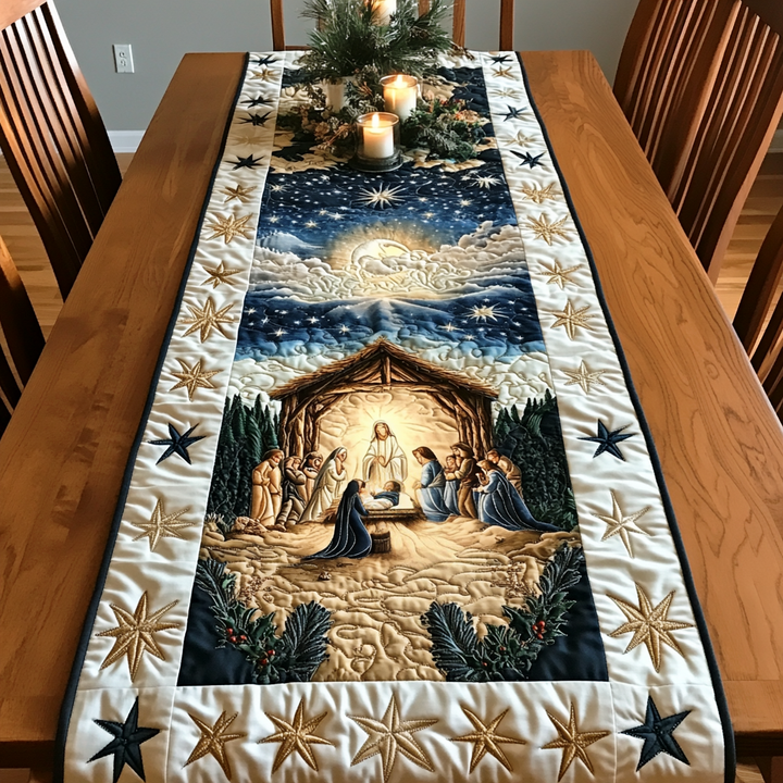 Shepherd Joy Quilted Table Runner