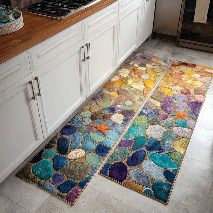 Shoreline Calm Kitchen Area Rug