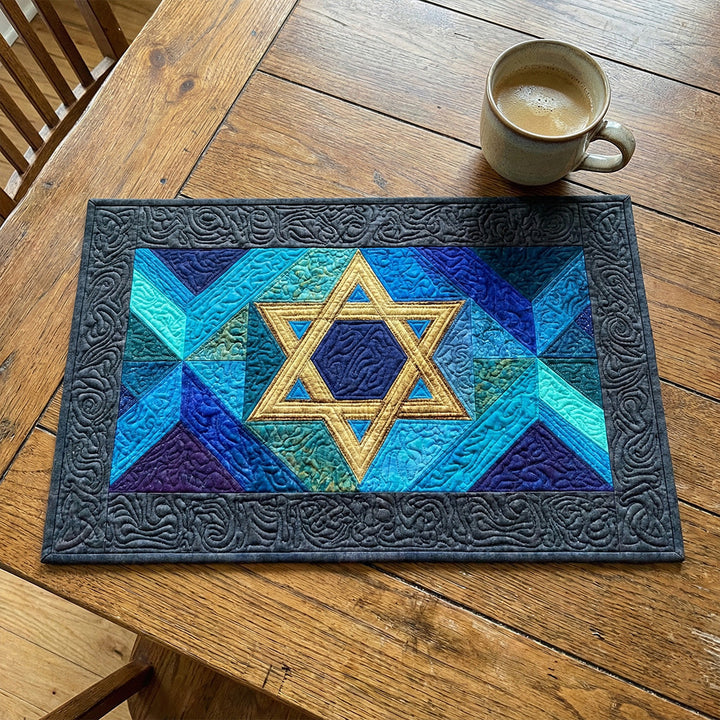 Six Pointed Quilted Placemat