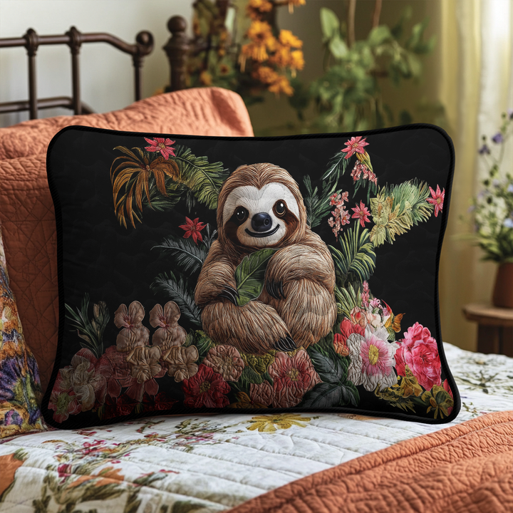 Sleepy Snuggles Quilted Bedding Pillow Case