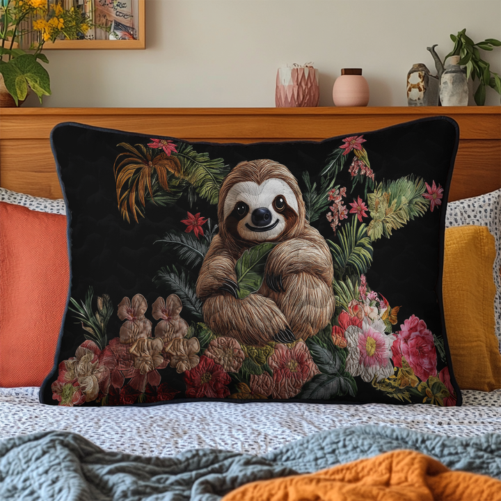 Sleepy Snuggles Quilted Bedding Pillow Case