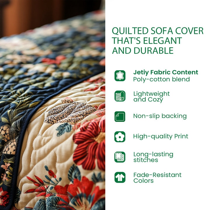 Bear Quilted Sofa Cover