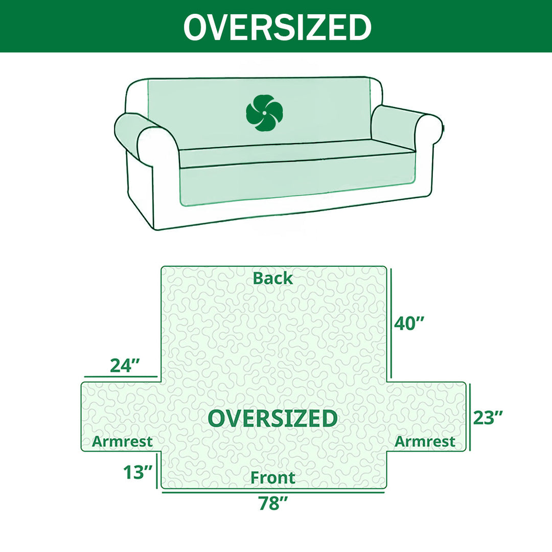 Nutcracker Parade Quilted Sofa Cover