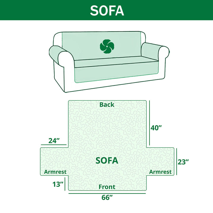 Buffalo Spirit Quilted Sofa Cover