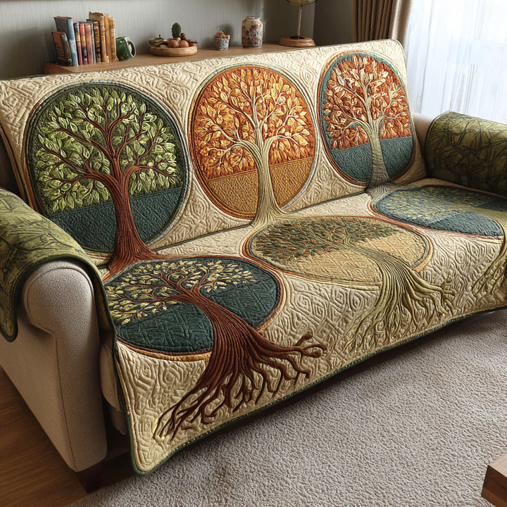 Soul Tree Quilted Sofa Cover
