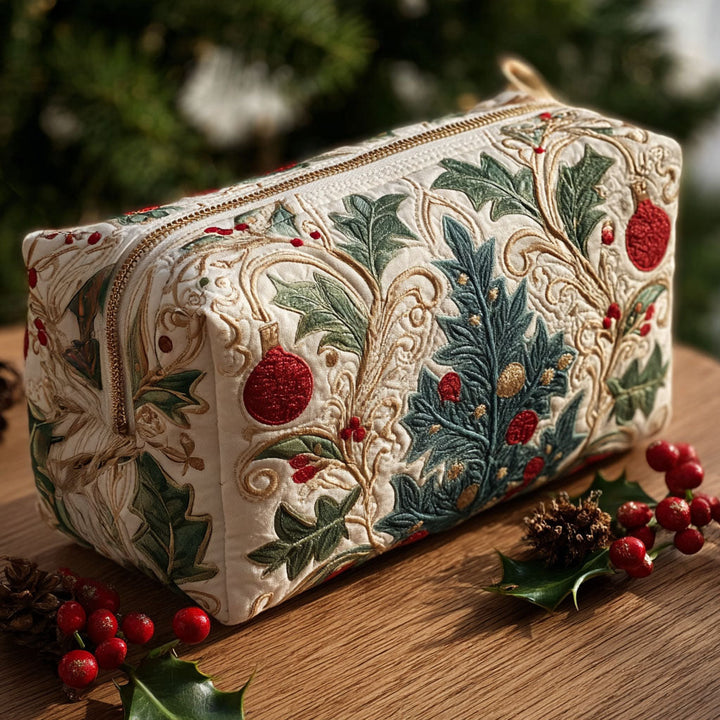 Sparkle Lights Quilted Makeup Bag