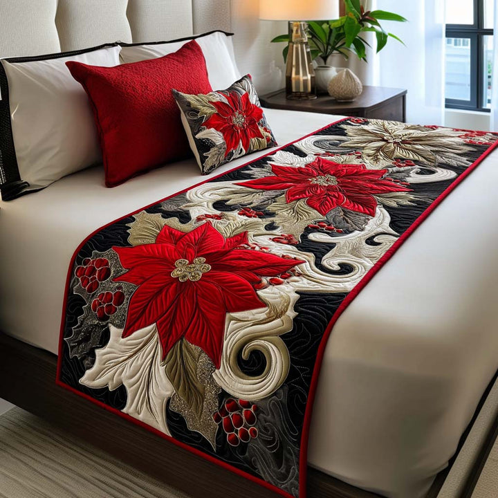 Sparkle Noel Quilted Bed Runner