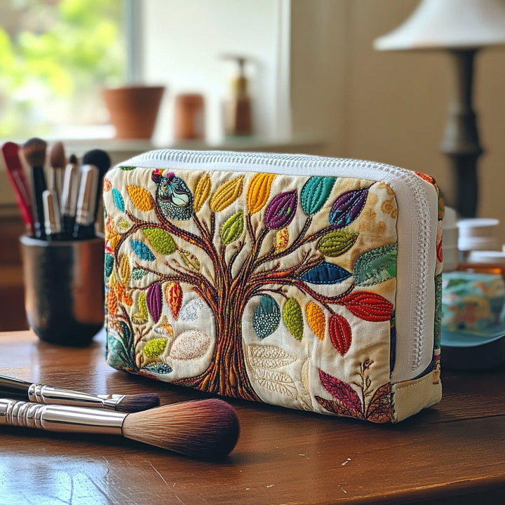 Spirit Grove Quilted Makeup Bag