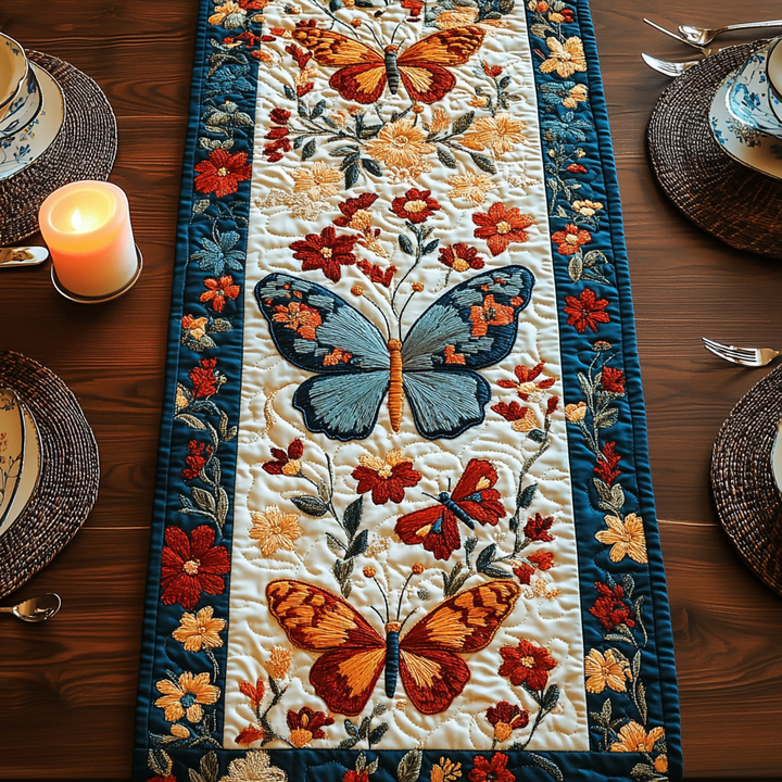 Spring Serenity Quilted Table Runner