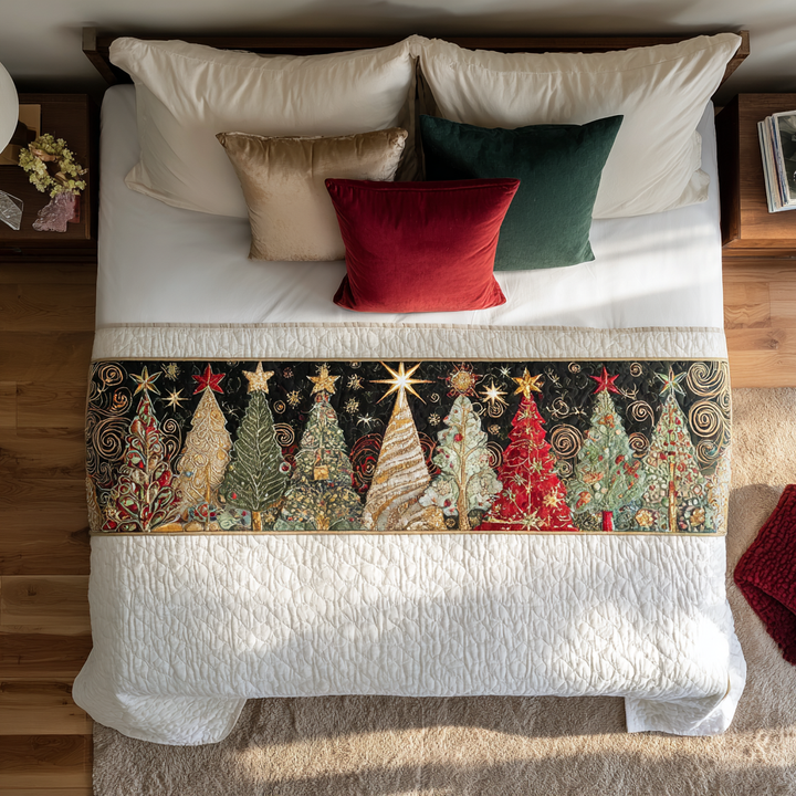 Star Grove Quilted Bed Runner
