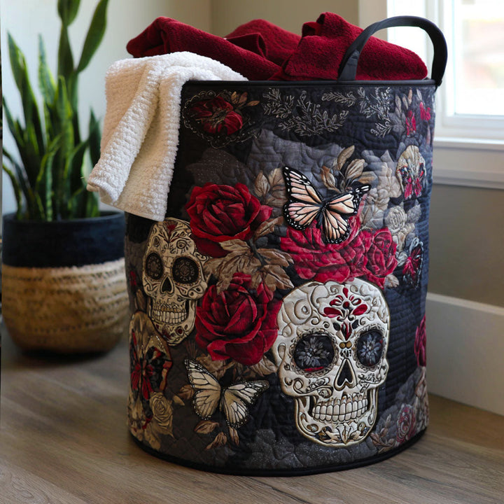 Sugar Spirit Quilted Laundry Basket