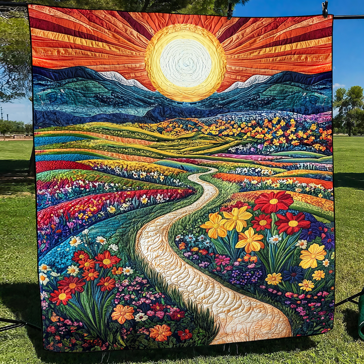 Sunbeam Serenity Quilted Blanket