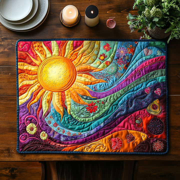 Sunny Vibes Quilted Place Mat