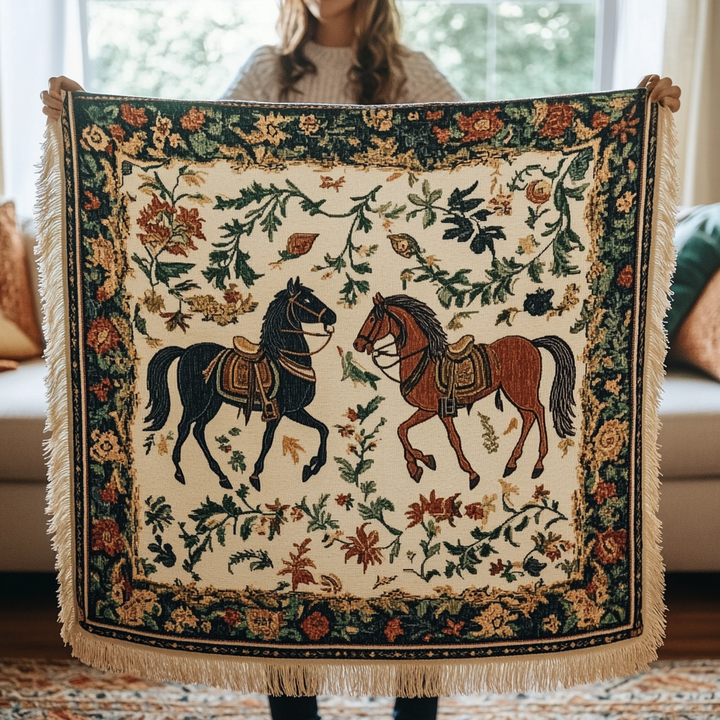 Sunset Gallop Woven Sofa Blanket