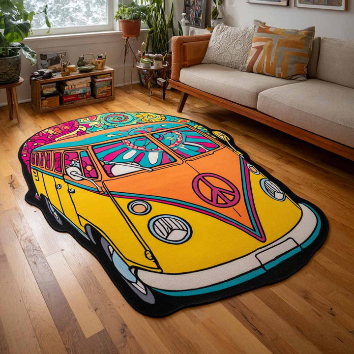 Sunset Rider Custom Shape Area Rug