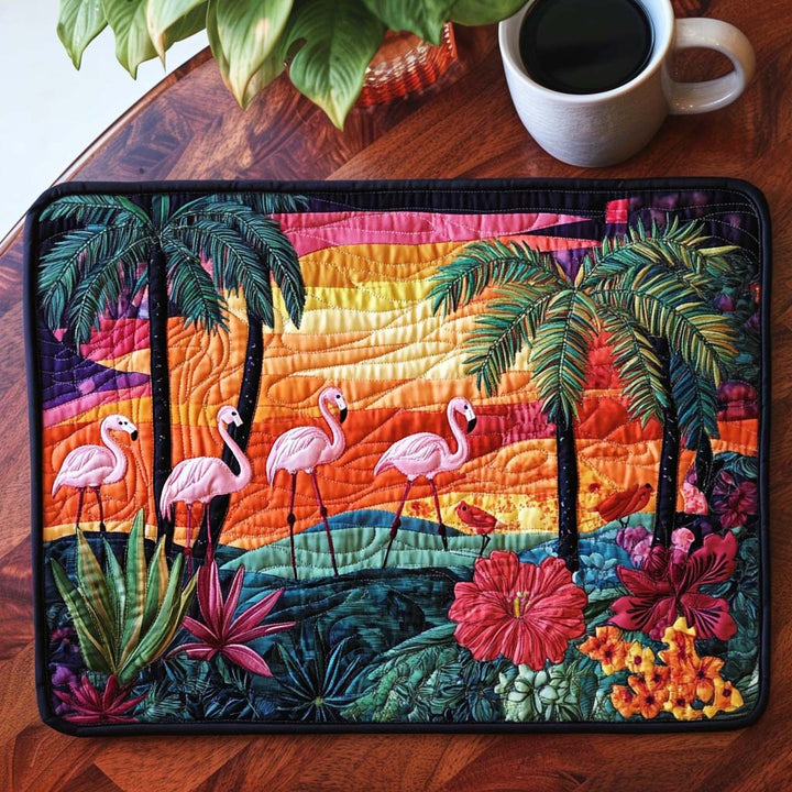 Sunset Stroll Quilted Placemat